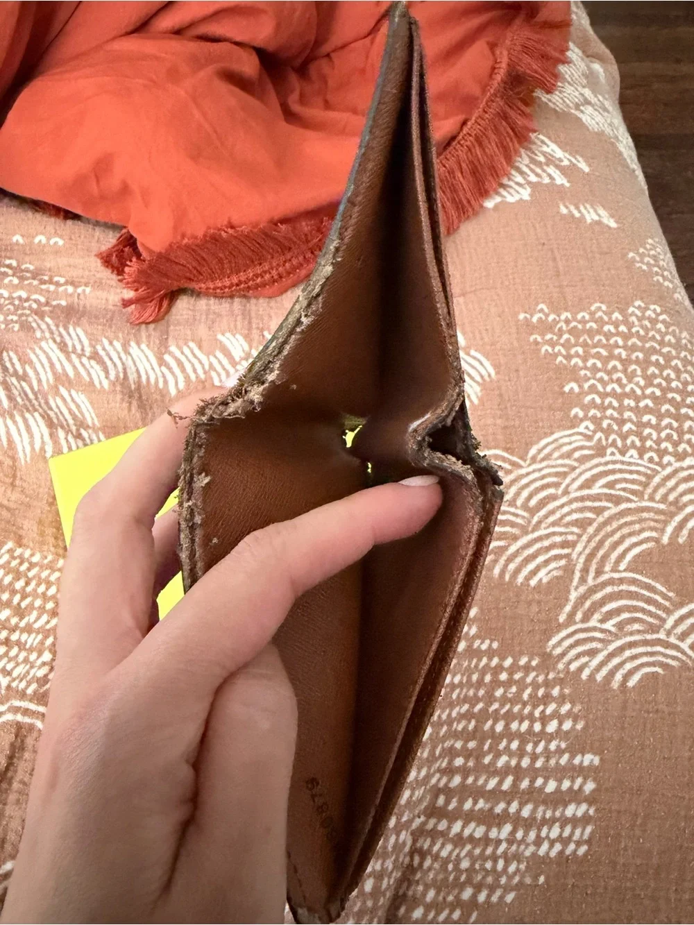 Louis Vuitton Brown and Tan Monogram Canvas Men's Wallet